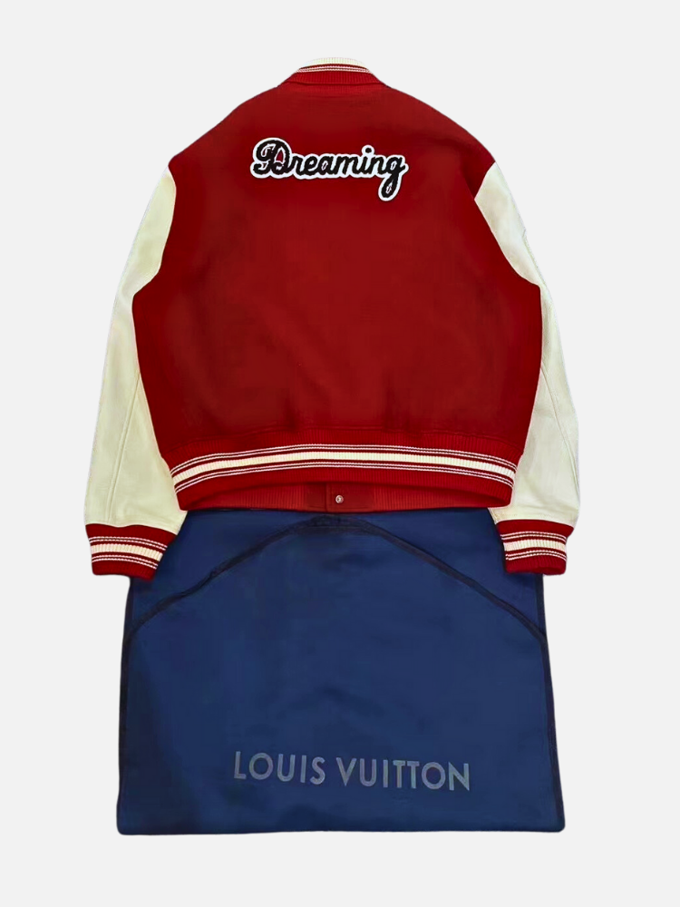 Louis Vuitton, Jackets & Coats, Authentic Louis Vuitton Letterman  Baseball Jacket Large Dreamer Dreaming